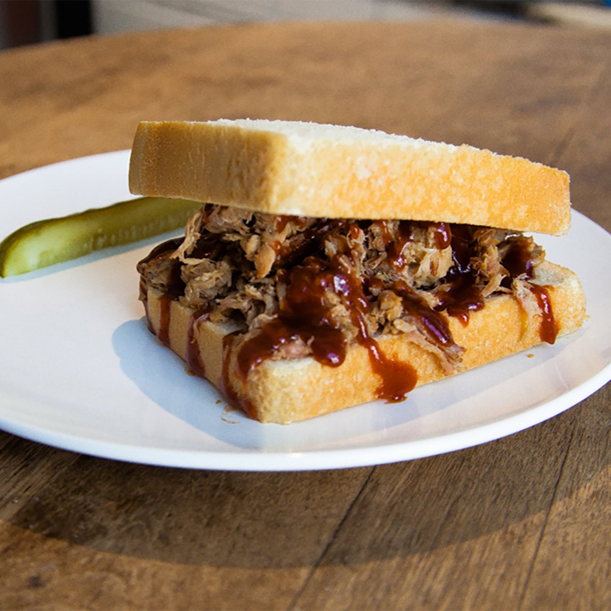 BBQ Pulled Pork Pickles Deli